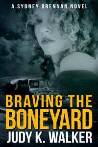 Thumbnail of cover for "Braving the Boneyard" by Judy K. Walker; cover by Robin Ludwig Design Inc.